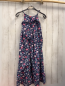 Preview: Sergent Major Maxikleid Gr. 128  blau bunte Blumen