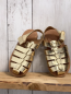 Preview: Zara  Sandalen  Gr. 24  golden Riemen 