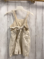 Preview: H&M  Playsuit  Gr. 98  beige graue Streifen 