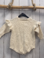 Preview:  Playsuit Gr. 80  weiß Strick Lochmuster