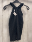 Preview: zara Latzhose Gr. 80  dunkelgrau Struktur