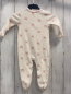 Preview: Rabbit Bear Schlafanzug Gr. 74  beige rosa Schleifen gerippt