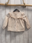Preview: zara Bluse Gr. 104  rosa gestickte Blumen Lochmuster