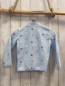 Preview:  Fleecejacke Gr. 98  hellblau bunte Herzen