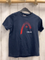Preview: Head  T-Shirt  Gr. 128  blau roter Druck weiße Schrift 