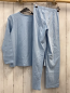 Preview: 2tlg Sergent Major  Schlafanzug  Gr. 128  hellblau Piratenschif 