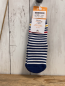 Preview: neu Pusblu  Stoppersocken Gr. 23/24  blau weiß bunte Streifen Gummisohle NP 3,9 € 