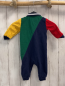 Preview: Ralph Lauren  Overall Gr. 68  blau grün gelb rot Polokragen mit weißem Streifenbund 