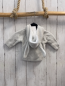 Preview: Next  Strickjacke  Gr. 62  hellgrau Kapuze mit Hasenohren 