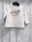 Preview: MonnaLisa  Langarmshirt  Gr. 68  weiß Katze Schrift 