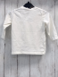 Preview: Name it  Langarmshirt  Gr. 68  weiß goldene glänzende Schrift Blumen 