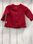 Preview: Steiff  Pullover  Gr. 56  rosa Rüschensaum Bärenkopf auf der Rückseite geknöpft 