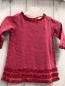Preview: GAP  Kleid  Gr. 86  pink rote Streifen rote Nähte 