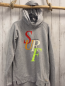 Preview: Scotch & Soda  Pullover  Gr. 164/170  grau Kapuze bunte Schrift 