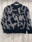 Preview: Zara  Pullover  Gr. 122  schwarz + schwarz weiß kariert Strick 