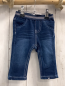 Preview: Name it  Jeggings  Gr. 68  blau Jeans blau weißer Streifenbund 
