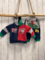 Preview: 2tlg Chicco Sweatjacke + Jogginghose  Gr. 62  grau blau rot grün Schrift 