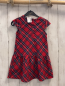 Preview: H&M Kleid Gr. 104  rot blau weiß kariert