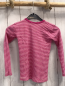 Preview: Cosilana Pullover Gr. 110  pink weiß gestreift 70 % Wolle 30 % Seide
