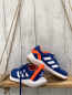 Preview: Adidas  Schuhe  Gr. 38 2/3   blau weiße Streifen + Sohle orange Bund 