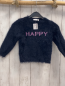 Preview: Name it  Pullover  Gr. 98  blau Strick flusig altrosa Schrift 