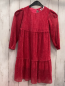 Preview: Minoti  Kleid  Gr. 104  pink crincled mit Glitzer bunte Punkte 