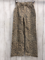 Preview: H&M  Hose  Gr. 140  hellbraun braun schwarzer leoprint 