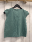 Preview:   T-Shirt  Gr. 98  oliv bunte Blumen goldene Pailettenschmetterlinge 