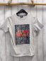 Preview:   T-Shirt  Gr. 146/152  hellgrau graue Punkte Pailettenbild Star Wars 