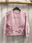Preview: Sinsay Pullover Gr. 122  rosa Blumen Schrift
