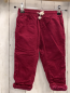 Preview: H&M Hose Gr. 86  bordeauxrot Feinkord gefüttert Kordel