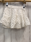 Preview: Zara  Rock Gr. 128  weiß Lochmuster mit Innenshorts 