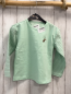 Preview: neu Jako-o  Langarmshirt  Gr. 104  pink + hellbraune Streifen + Vogel 