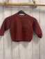 Preview: Zara  Pullover  Gr. 86  rostrot Strick Struktur 