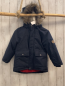 Preview: name it Winterjacke Gr. 110  blau abtrennbarer Kunstfellbund an der Kapuze
