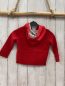 Preview: GAP  Pullover  Gr. 92  rot Kapuze graue Schrift 