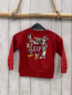 Preview: GAP  Pullover  Gr. 98  rot Hase Schrift 
