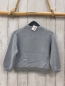 Preview: Zara  Pullover  Gr. 104  hellblau Strick Wolken Berge 