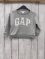 Preview: GAP Pullover  Gr. 98  hellgrau weiße Schrift 