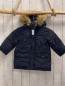 Preview: Zara  Winterjacke  Gr. 86  blau Kapuze mit abtrennbarem Fellbund 