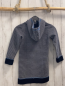 Preview: Jako-o Kleid Gr. 116  grau blau gestreift Kapuze Stern