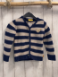 Preview: Steiff Strickjacke Gr. 86  grau blau gestreift