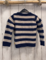 Preview: Steiff Strickjacke Gr. 86  grau blau gestreift