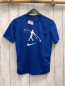 Preview: Nike Sportshirt Gr. 140  blau weißer Baseballspieler