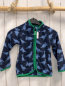 Preview:   Fleecejacke Gr. 104  blau hellblaue Dinos grüner Bund 