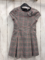 Preview:   Kleid  Gr. 116  grau schwarz rot kariert Schleife 