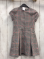 Preview:   Kleid  Gr. 116  grau schwarz rot kariert Schleife 