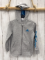 Preview: Adidas  Sweatjacke  Gr. 110  grau petrol Schrift 