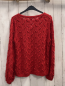 Preview: Peter Hahn  Pullover  Gr. M rot Strick Noppen 