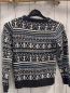Preview: H&M  Pullover  Gr. 116  grau weiß hellblaues Muster Strick  